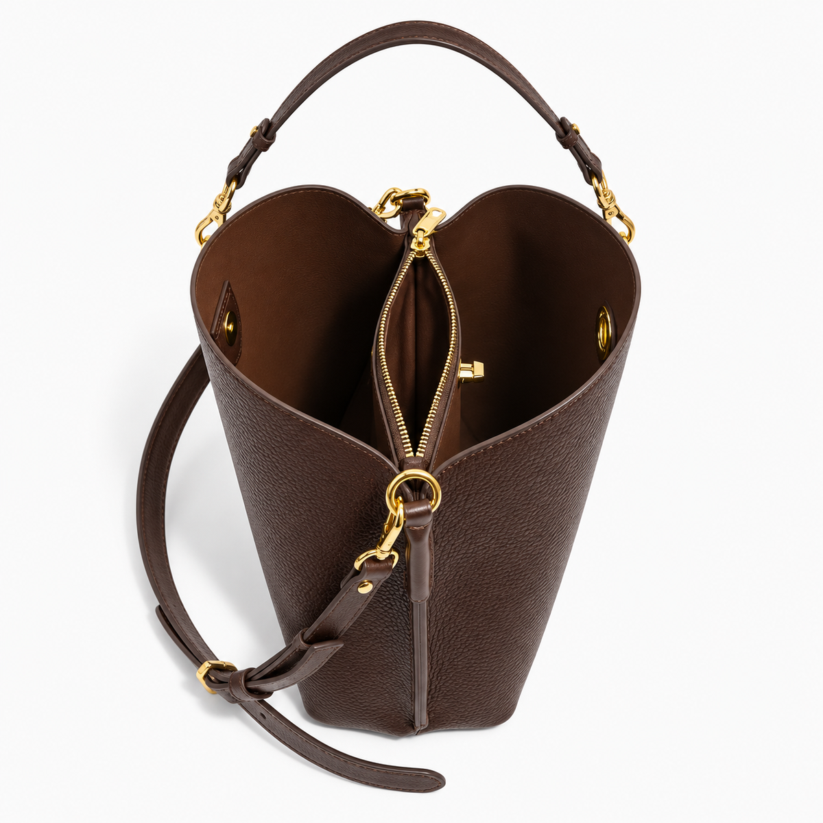 Sac seau en simili-cuir - Amel
