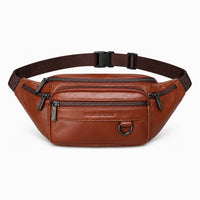Sac banane en cuir véritable - Paul