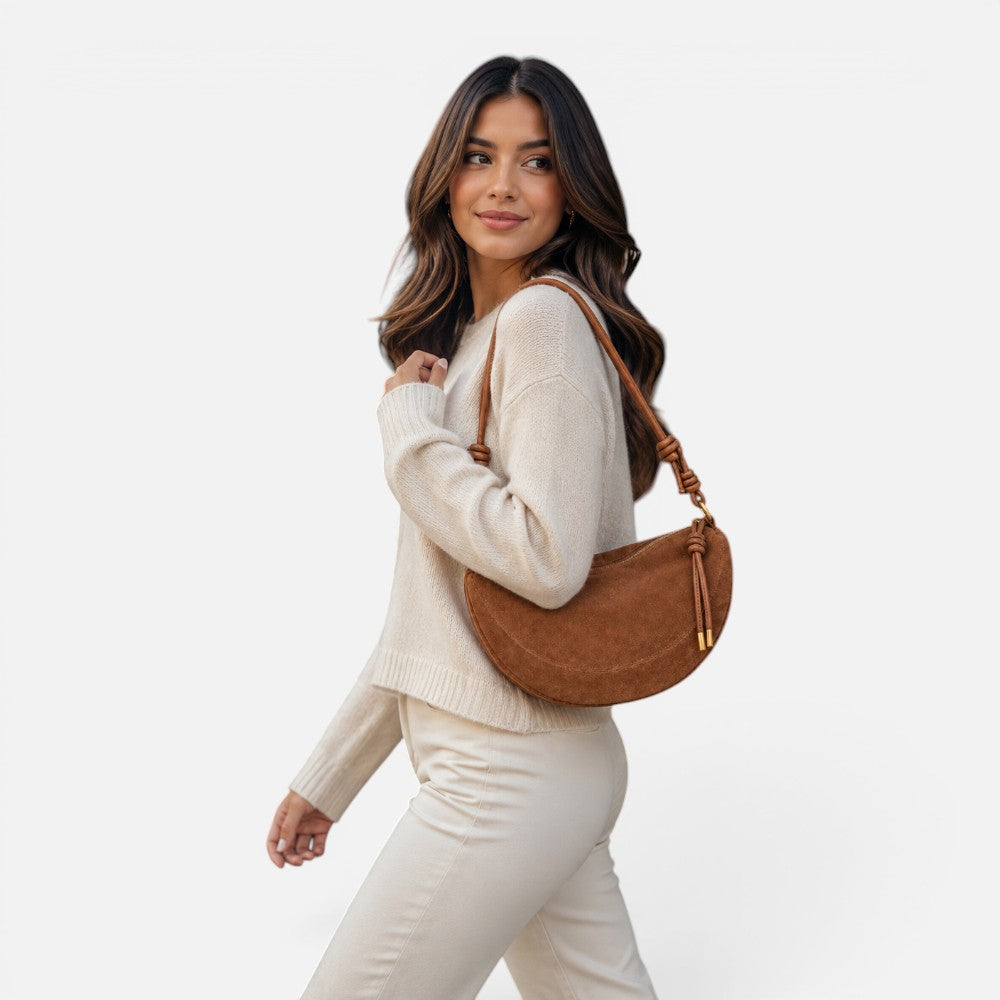 Sac bandoulière Faux daim - Louisa