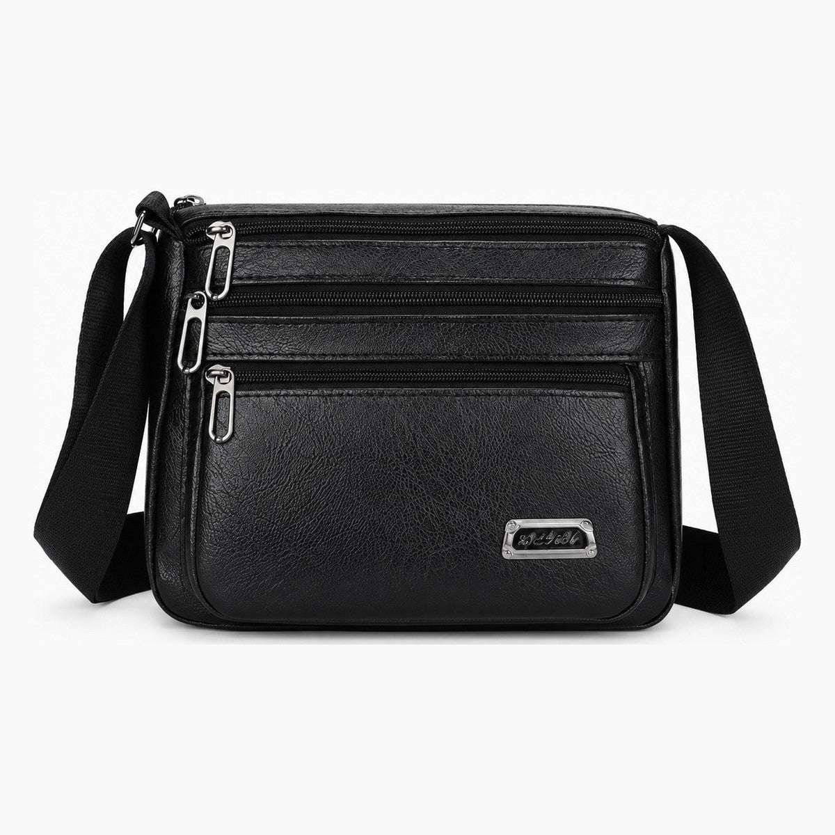 Sac bandoulière déperlant en simili-cuir - Louis