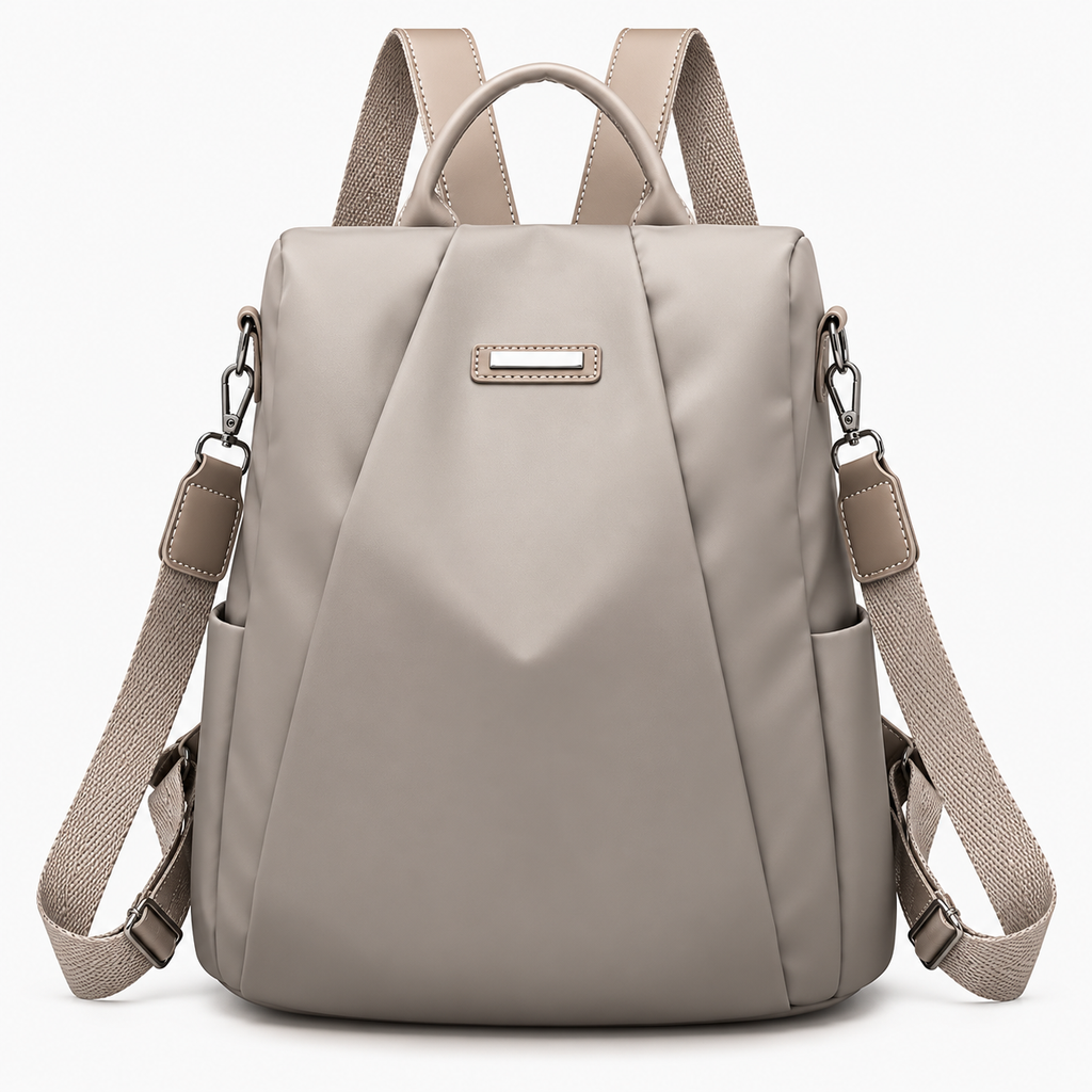 Sac à dos antivol en toile de nylon- Brianna