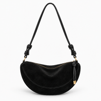 Sac bandoulière Faux daim - Louisa