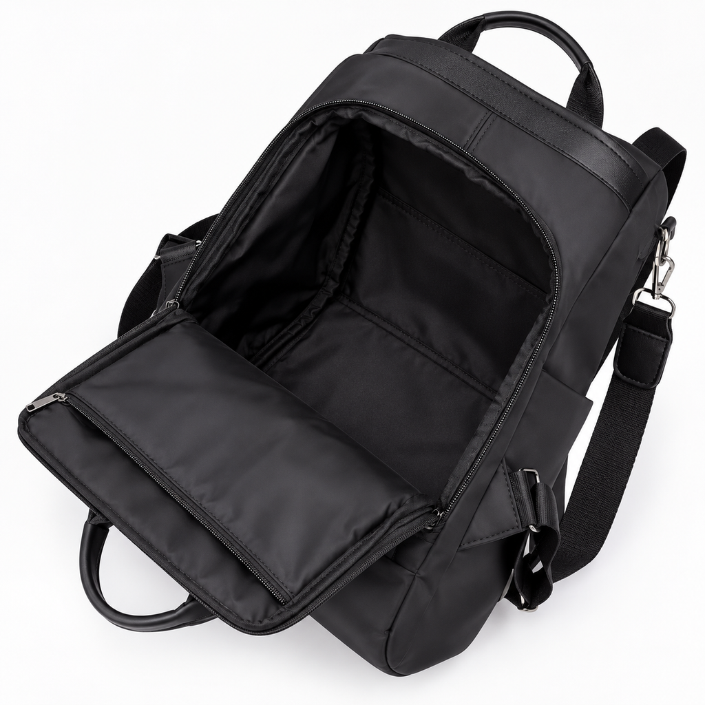 Sac à dos antivol en toile de nylon- Brianna