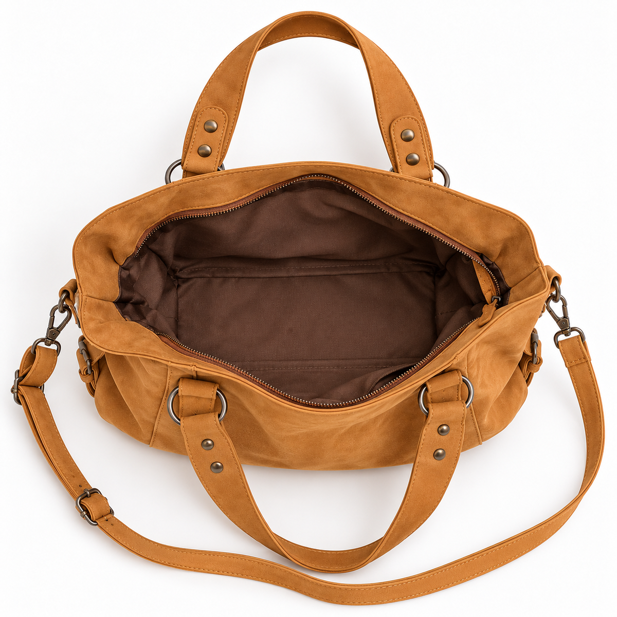 Sac bandoulière rétro en cuir - Adele
