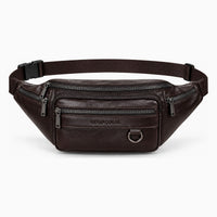 Sac banane en cuir véritable - Paul