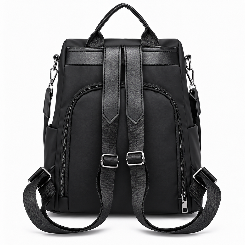Sac à dos antivol en toile de nylon- Brianna
