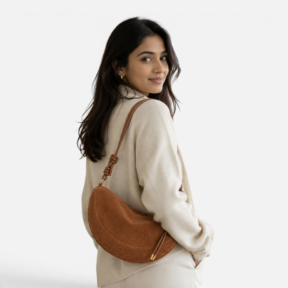 Sac bandoulière Faux daim - Louisa