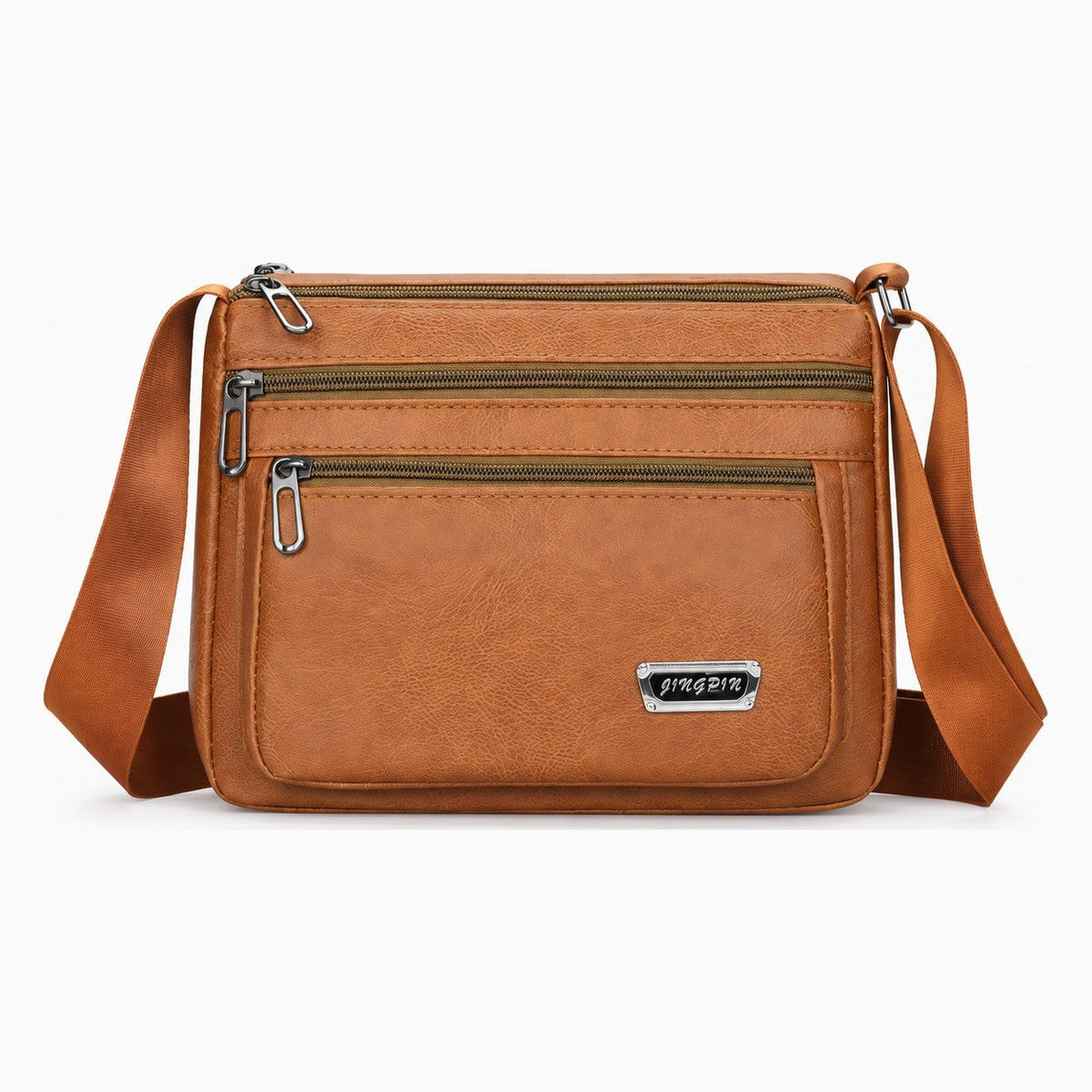 Sac bandoulière déperlant en simili-cuir - Louis