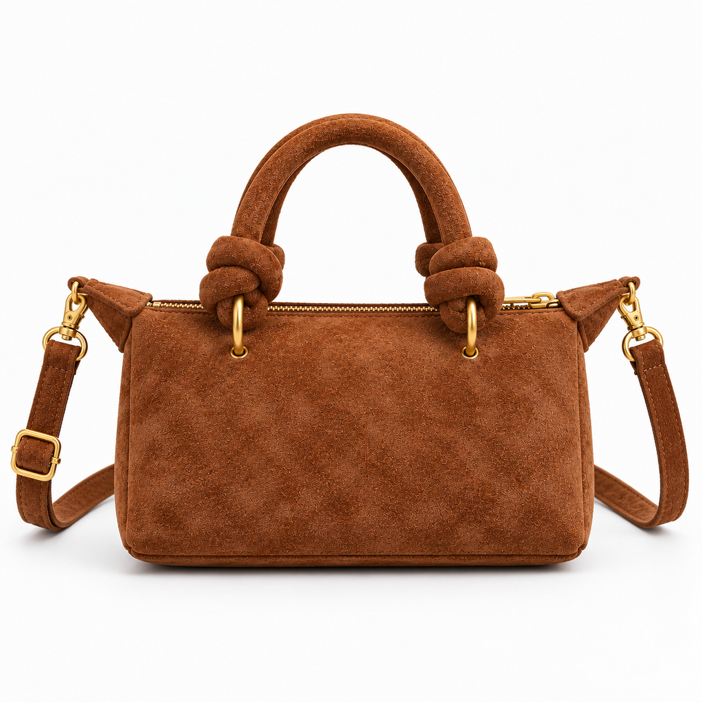 Sac à poignée courte effet daim - Manon
