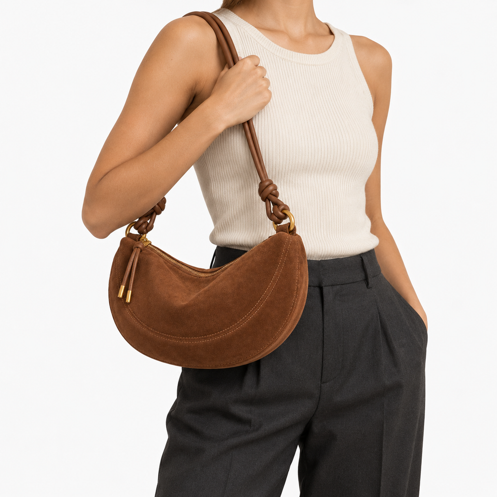 Sac bandoulière Faux daim - Louisa