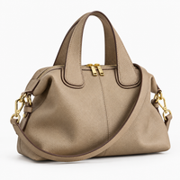 Sac en cuir de vache naturel, retro  - Eloïse