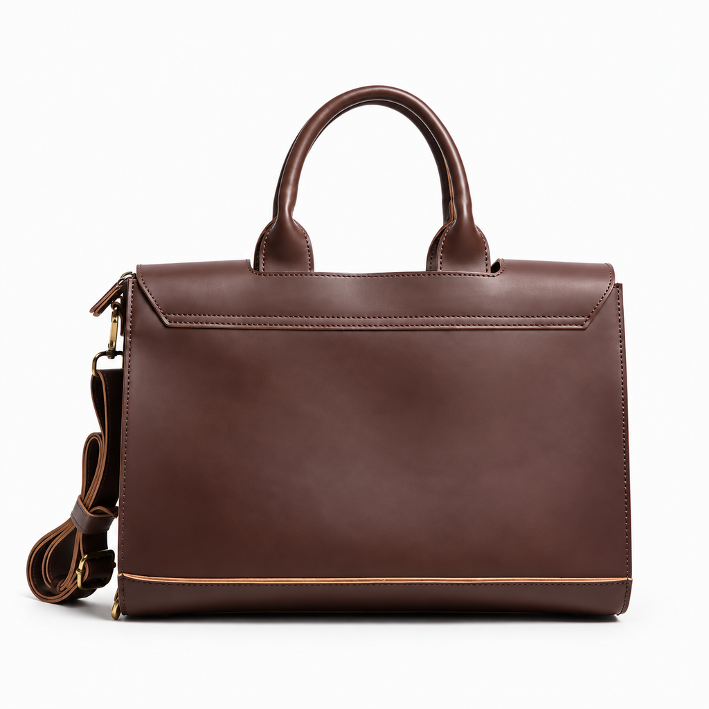 Sac à main vintage en simili-cuir - Clément