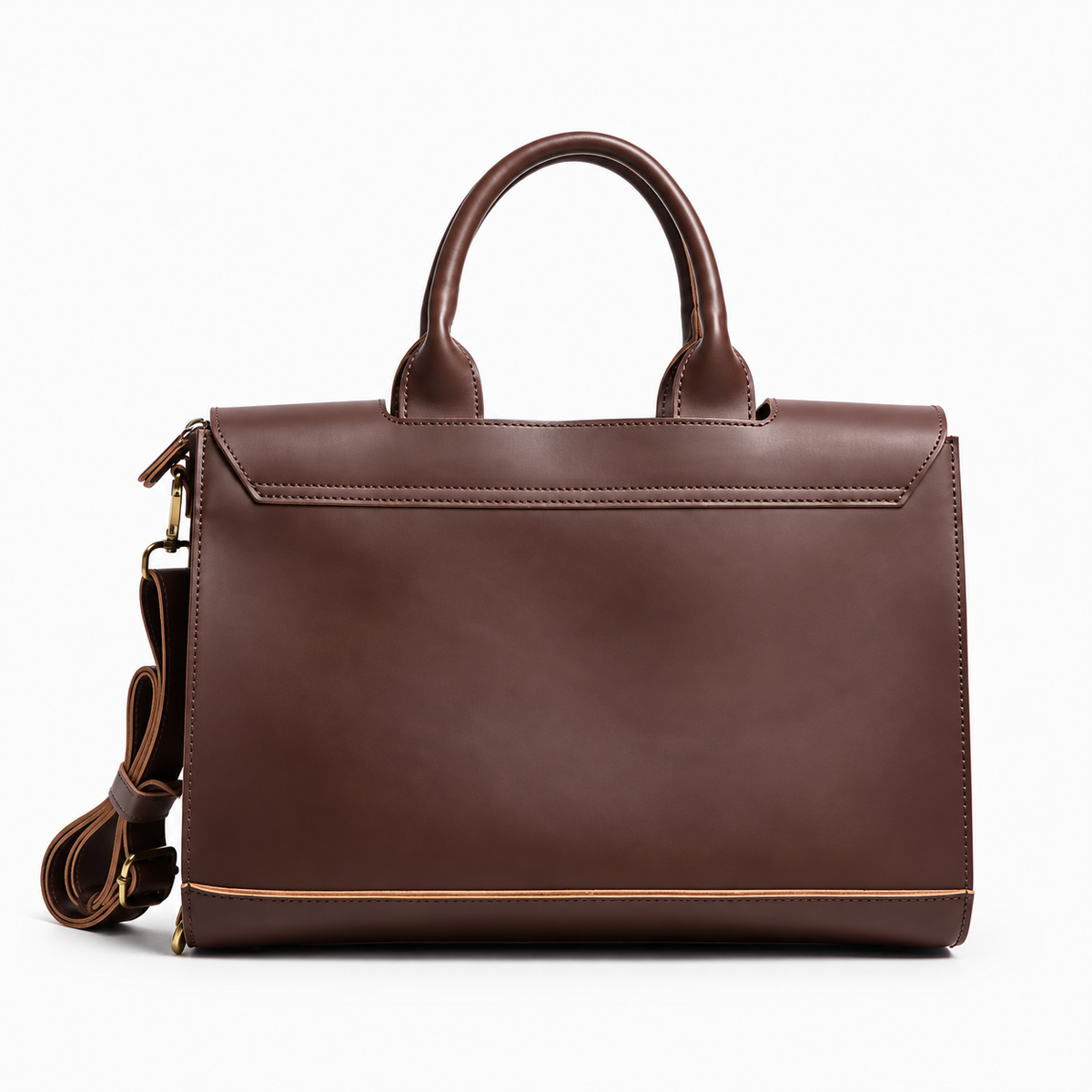 Sac à main vintage en simili-cuir - Clément
