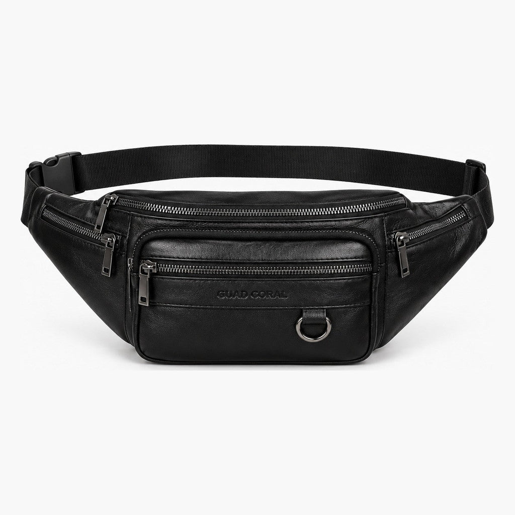 Sac banane en cuir véritable - Paul