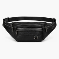 Sac banane en cuir véritable - Paul