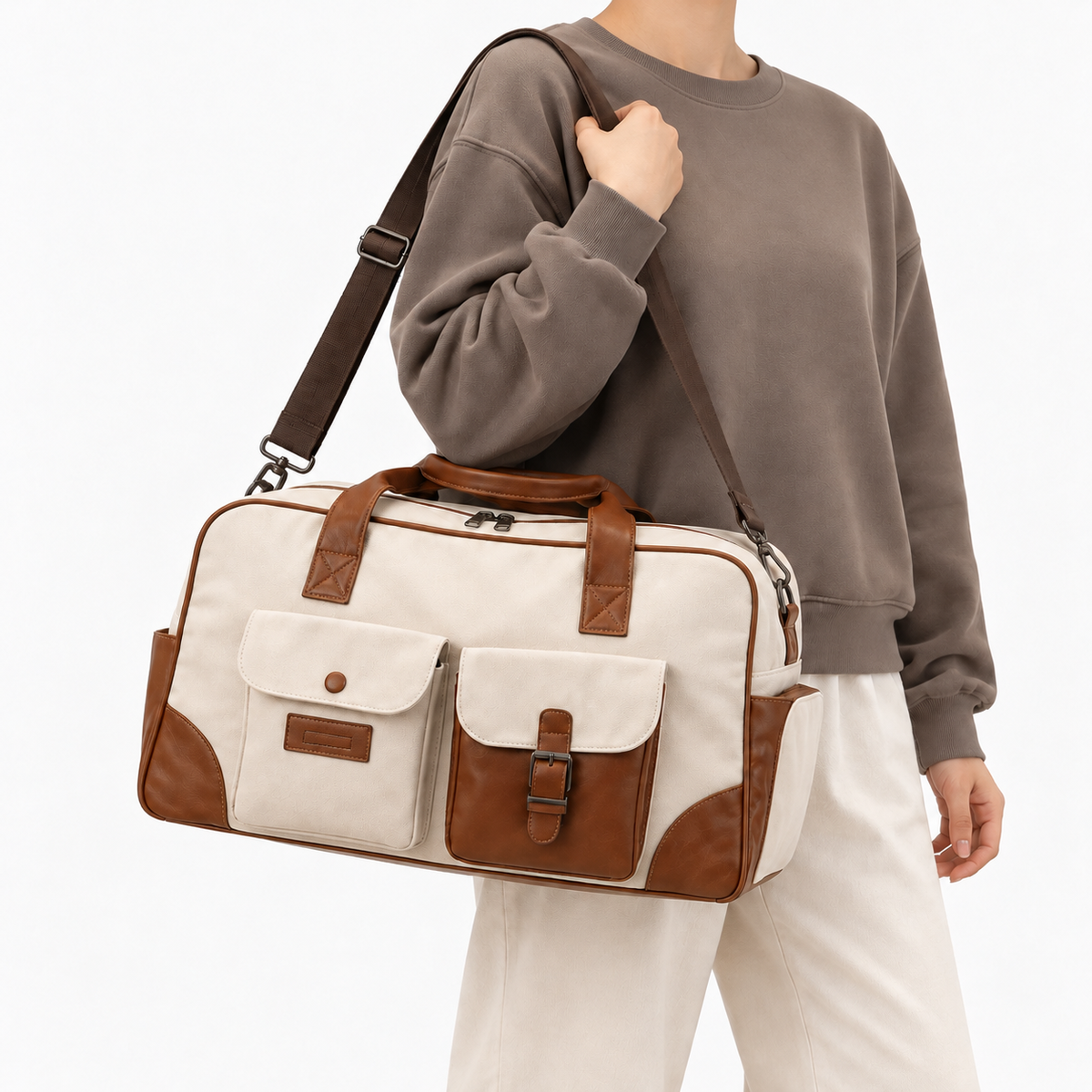 Sac de voyage portable en toile - Rosalie
