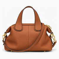 Sac en cuir de vache naturel, retro  - Eloïse