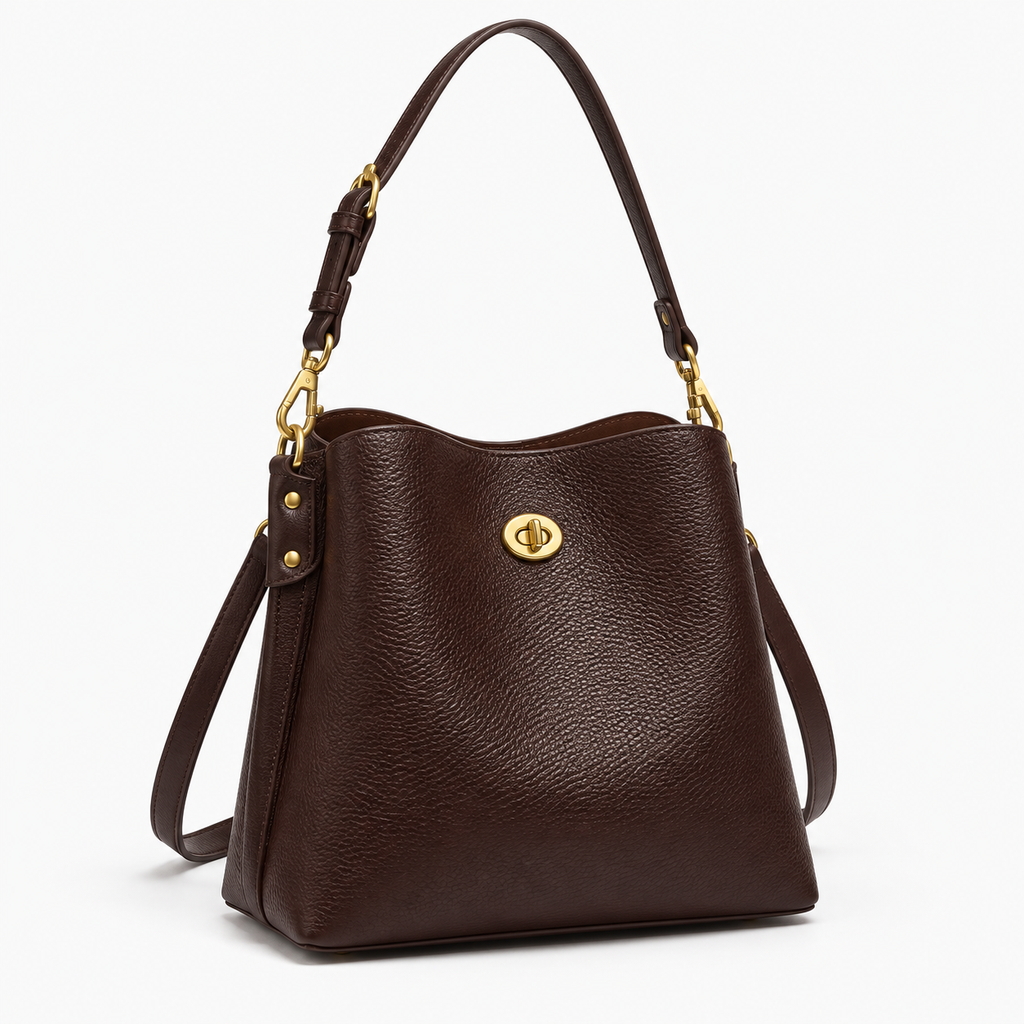 Sac seau en simili-cuir - Amel