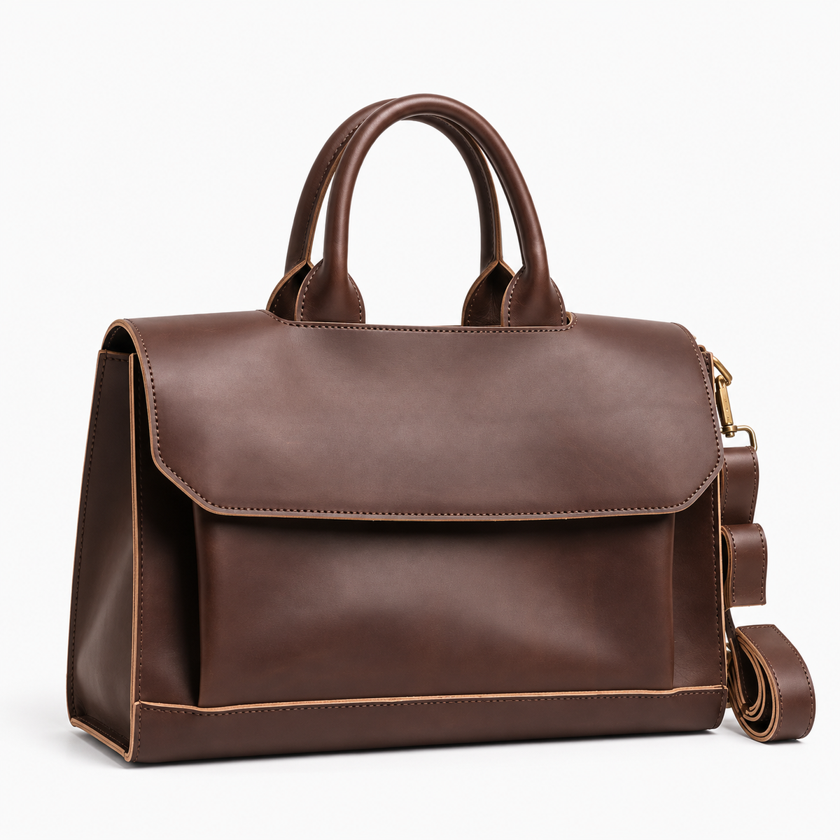 Sac à main vintage en simili-cuir - Clément