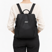 Sac à dos antivol en toile de nylon- Brianna