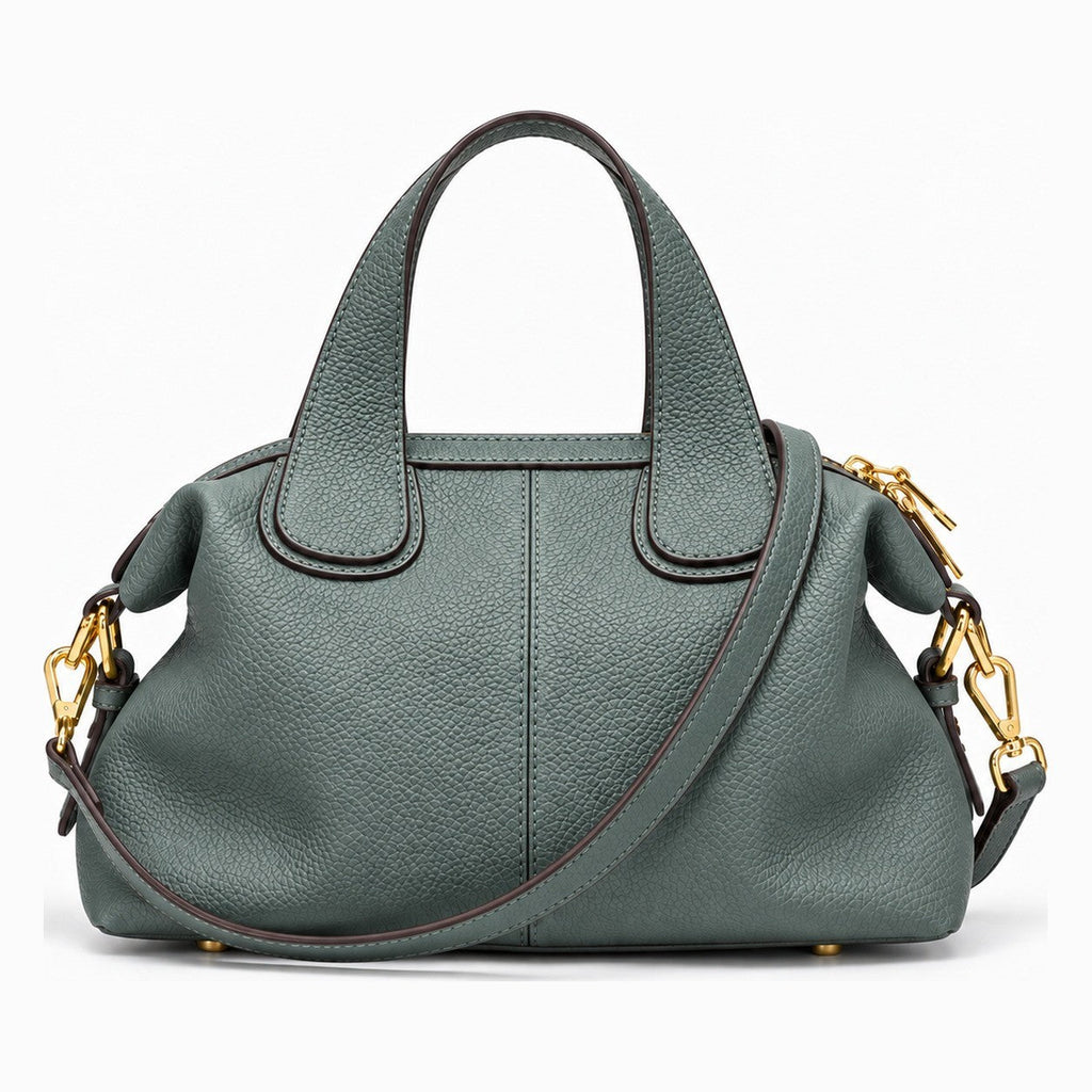 Sac en cuir de vache naturel, retro  - Eloïse