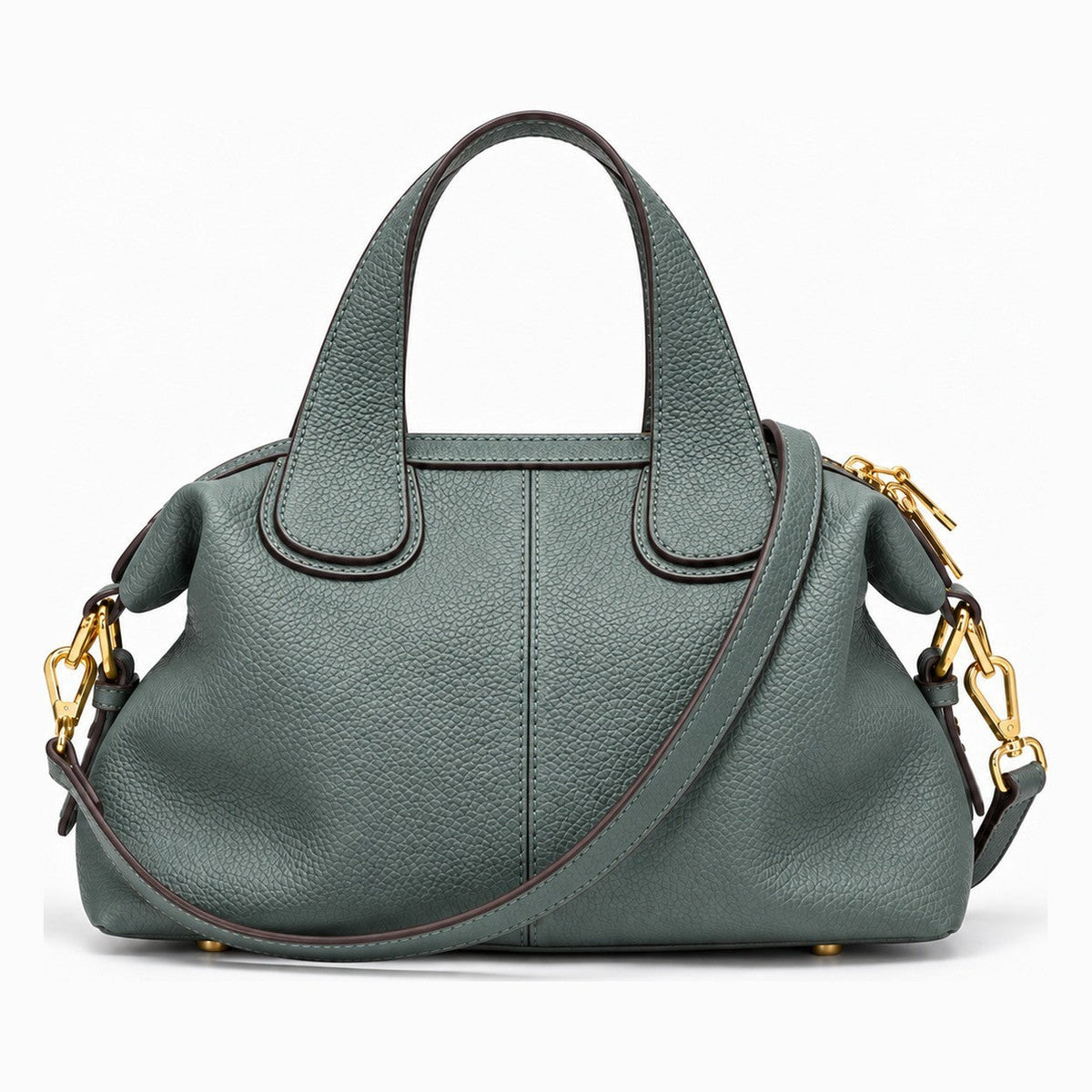 Sac en cuir de vache naturel, retro  - Eloïse