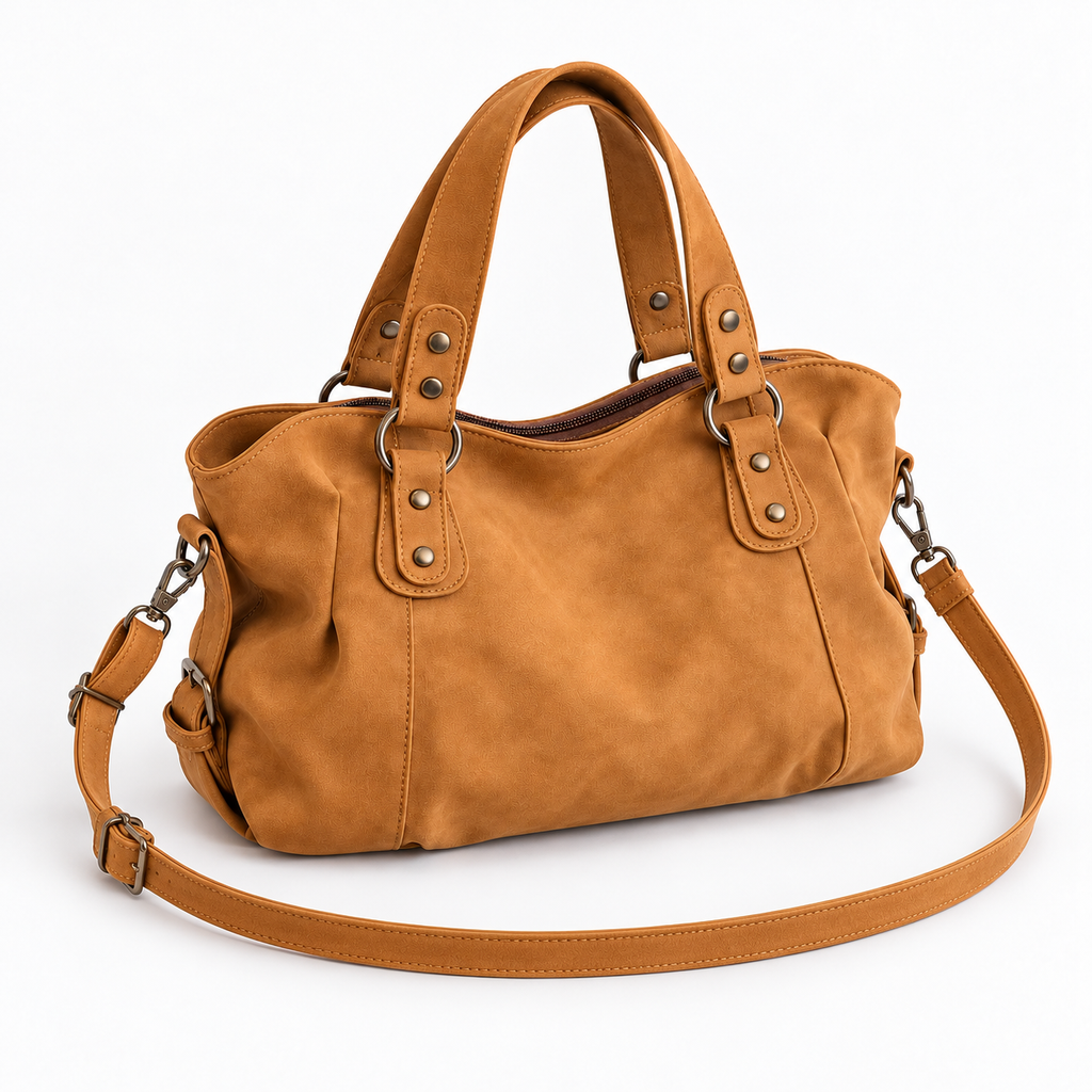 Sac bandoulière rétro en cuir - Adele