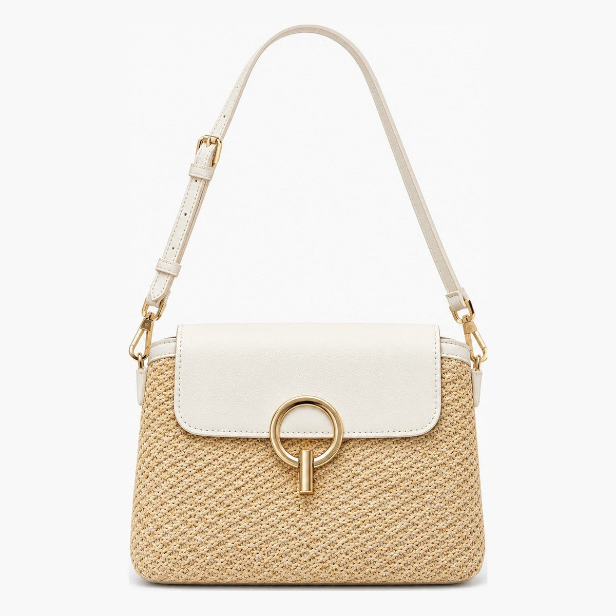 Sac À Main Bandoulière En Paille Tressée