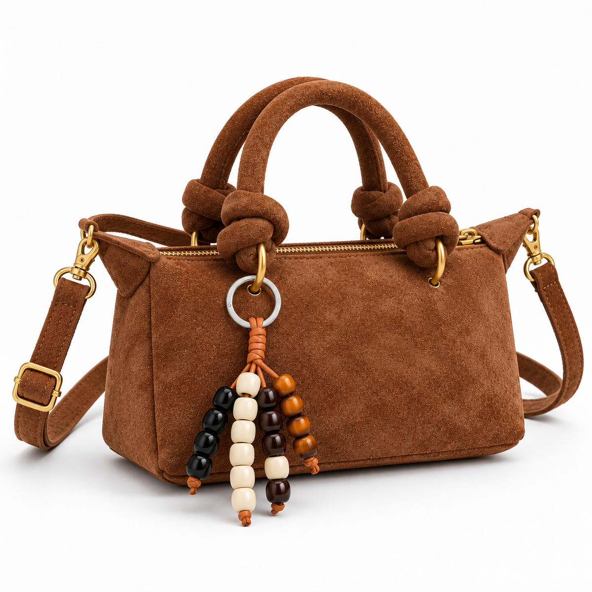 Sac à poignée courte effet daim - Manon
