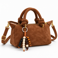 Sac à poignée courte effet daim - Manon