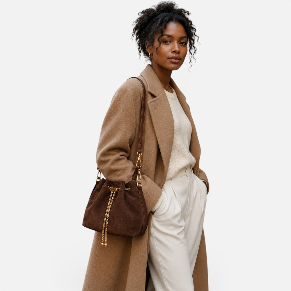 Sac Faux daim doux et solide- Sylviana