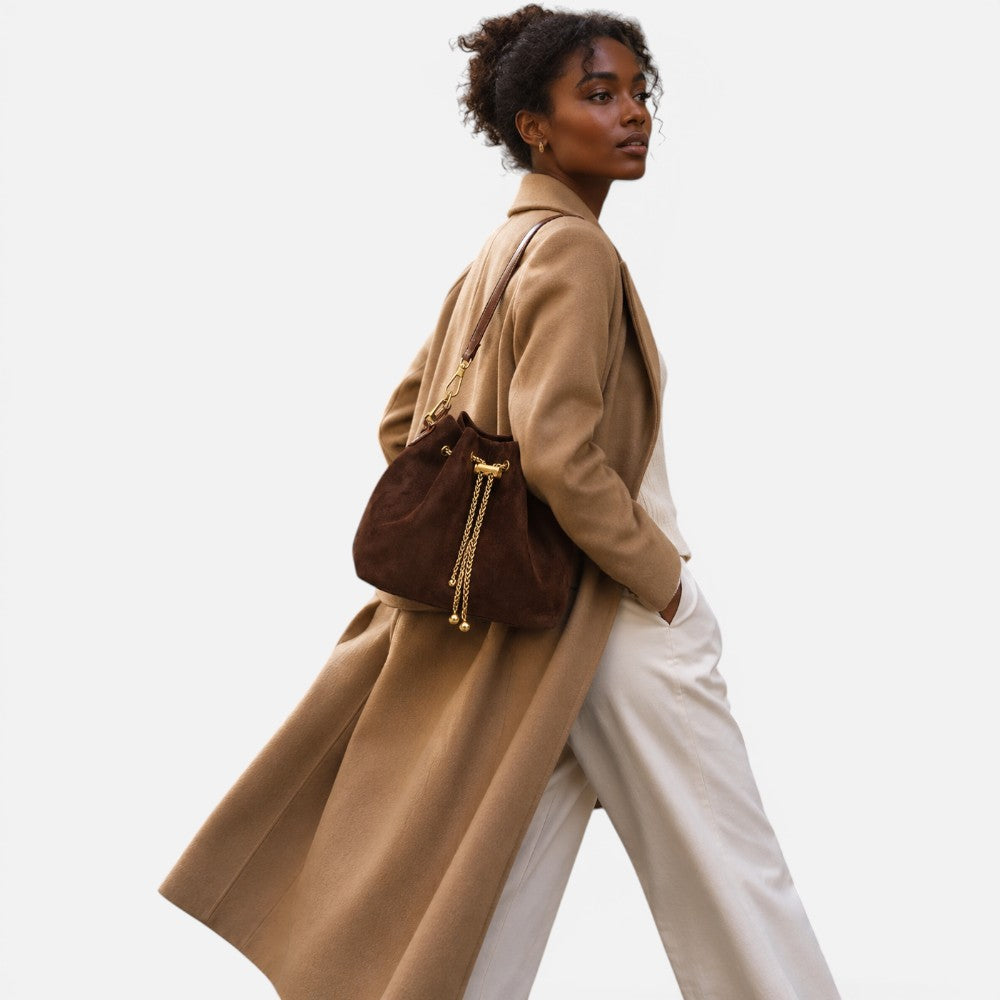 Sac Faux daim doux et solide- Sylviana