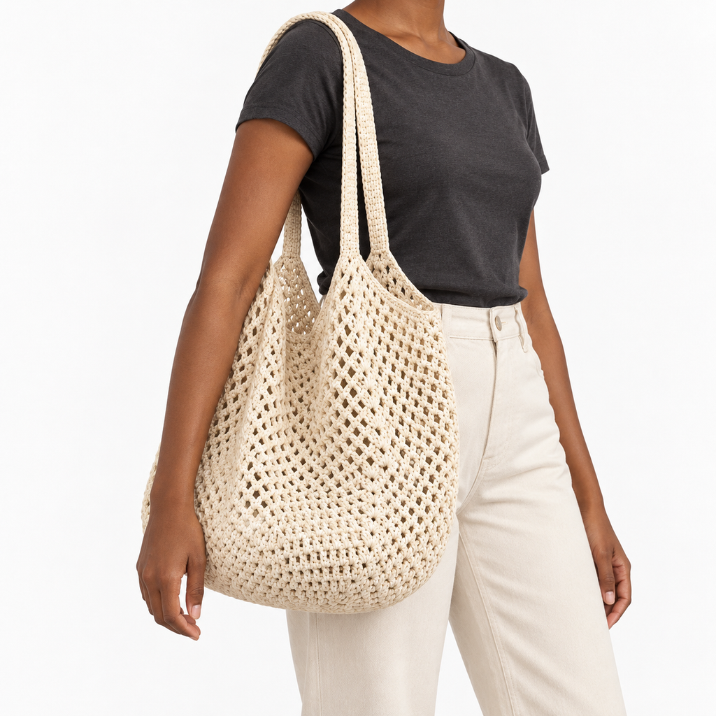Sac en coton tressé  - Lena