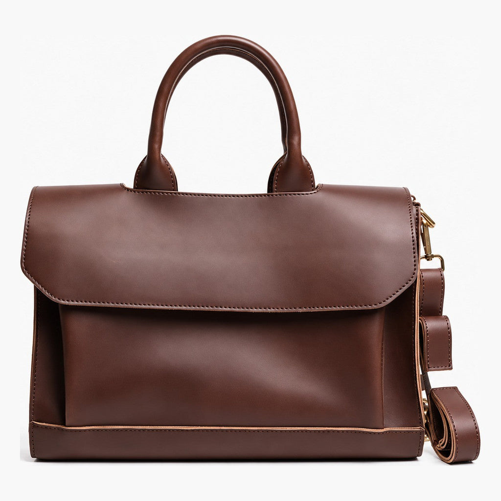 Sac à main vintage en simili-cuir - Clément