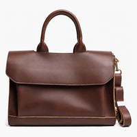 Sac à main vintage en simili-cuir - Clément