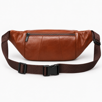 Sac banane en cuir véritable - Paul