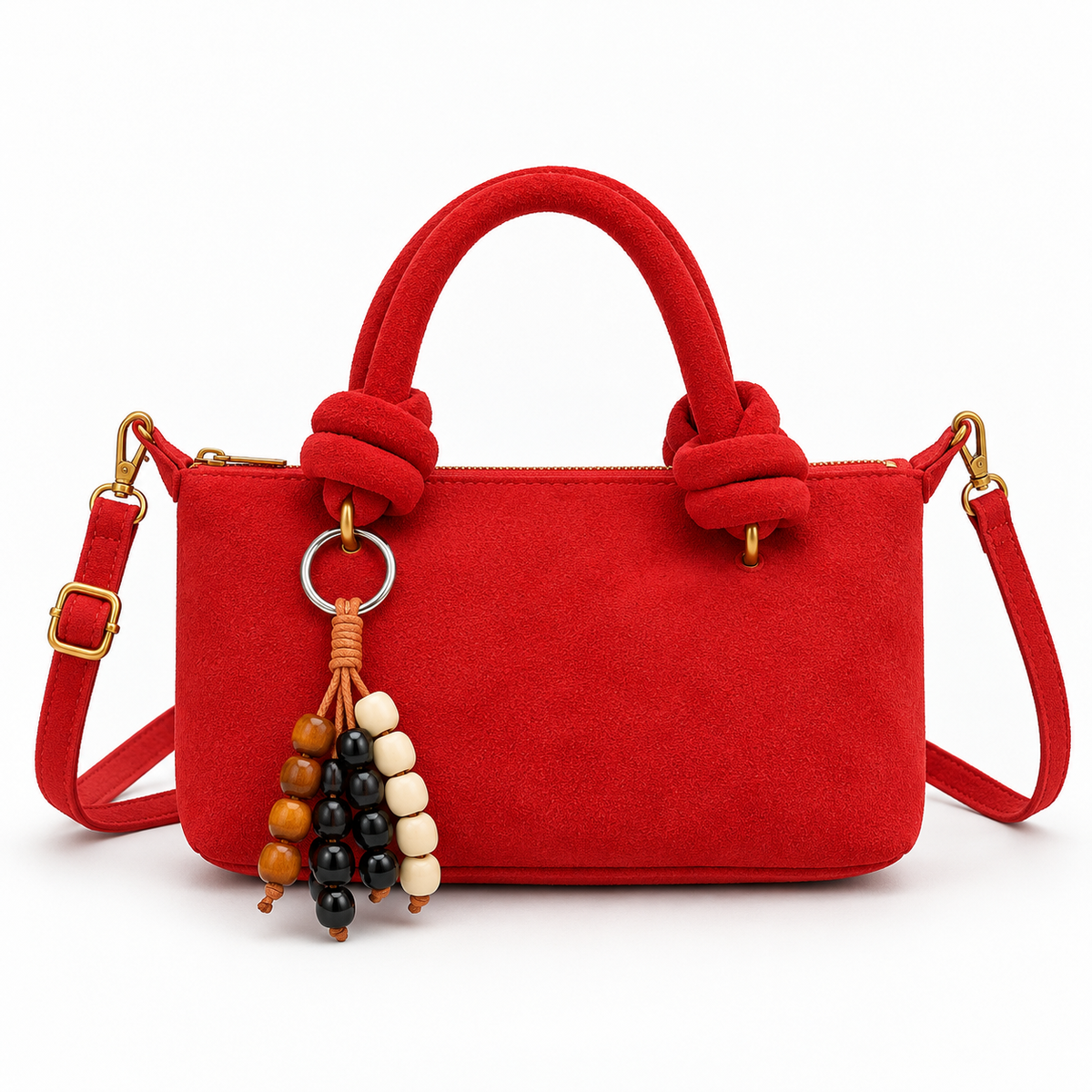 Sac à poignée courte effet daim - Manon