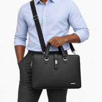 Sac à main homme en simili-cuir - Leon