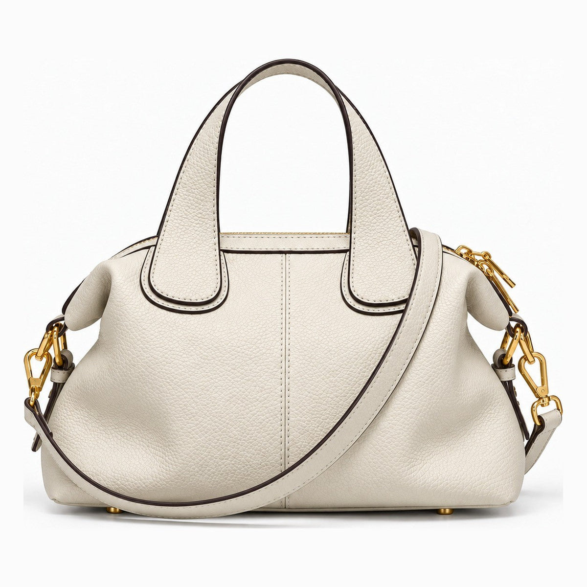 Sac en cuir de vache naturel, retro  - Eloïse