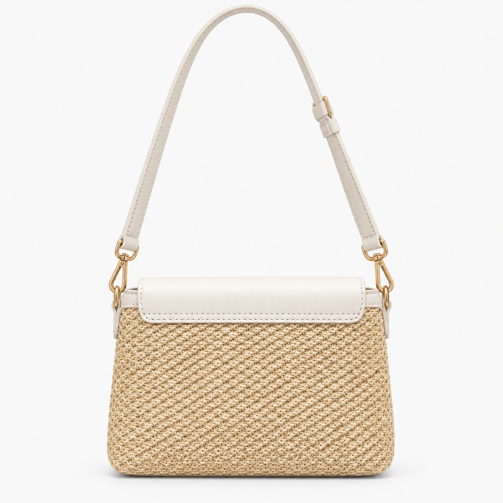 Sac À Main Bandoulière En Paille Tressée