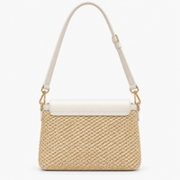 Sac À Main Bandoulière En Paille Tressée