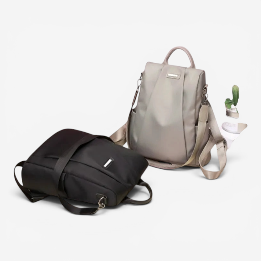 Sac à dos antivol en toile de nylon- Brianna