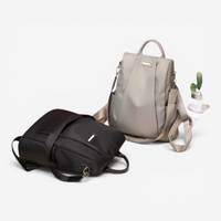 Sac à dos antivol en toile de nylon- Brianna