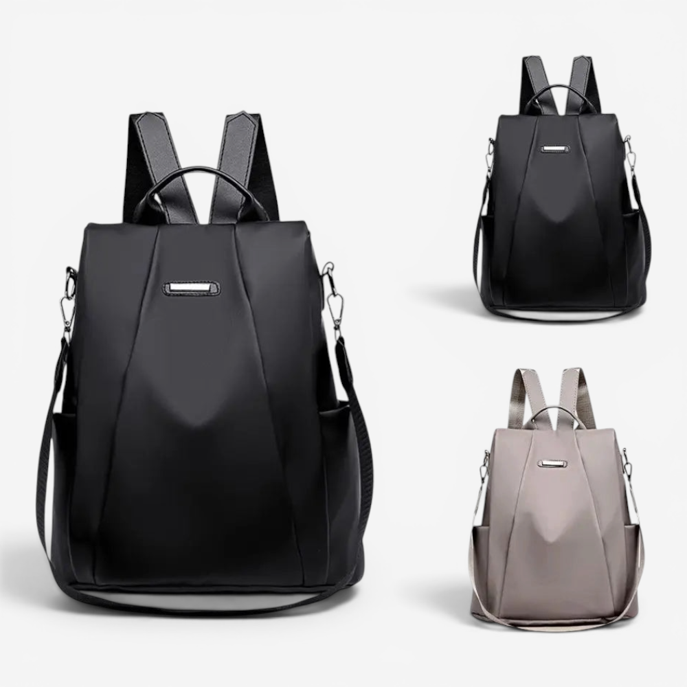 Sac à dos antivol en toile de nylon- Brianna