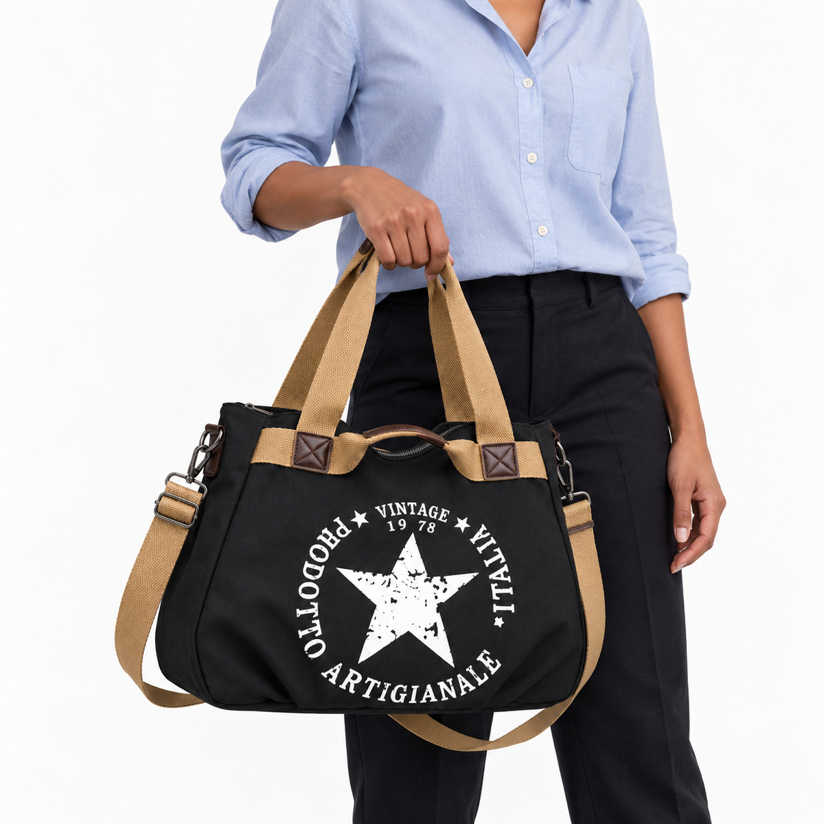 Sac bandoulière imprimé - Elysse