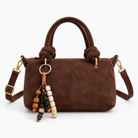 Sac à poignée courte effet daim - Manon