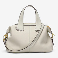 Sac en cuir de vache naturel, retro  - Eloïse