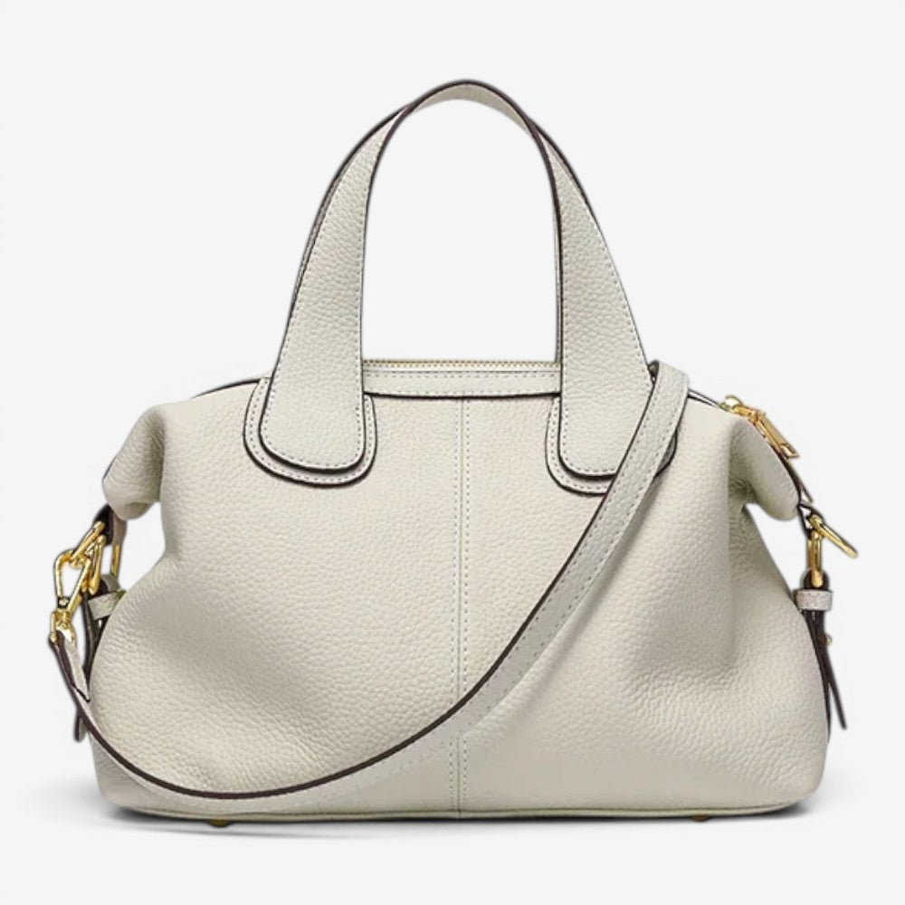 Sac en cuir de vache naturel, retro  - Eloïse