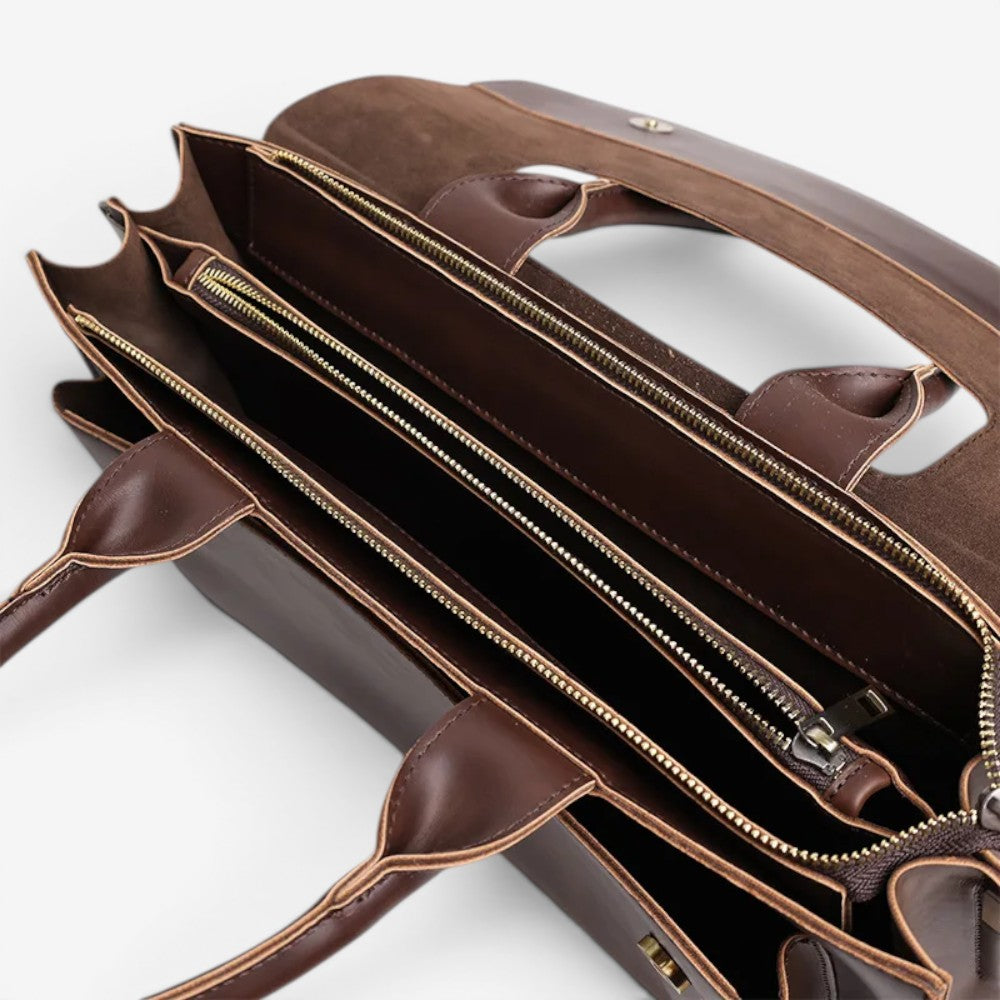 Sac à main vintage en cuir -  Clément
