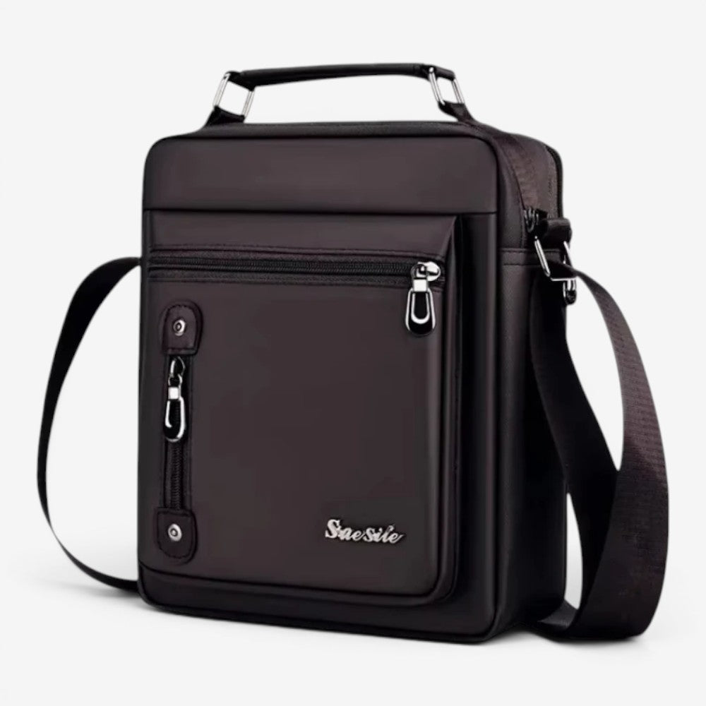 Sac à bandoulière vertical en tissu oxford - Milan